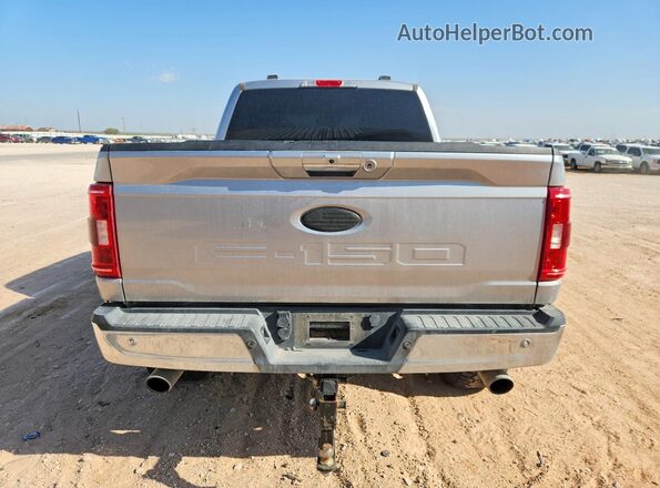 1FTEW1EP5MFB86654 2021 FORD F150 Silver უკანა ხედი