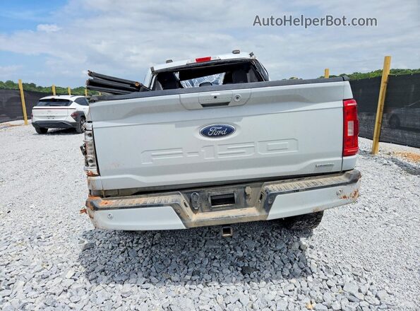 1FTEW1EP5MKE87626 2021 FORD F150 White Vista trasera