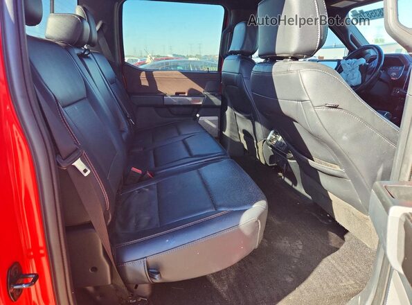 1FTEW1EP5NKE09834 2022 FORD F150 Red Вид задніх сидінь