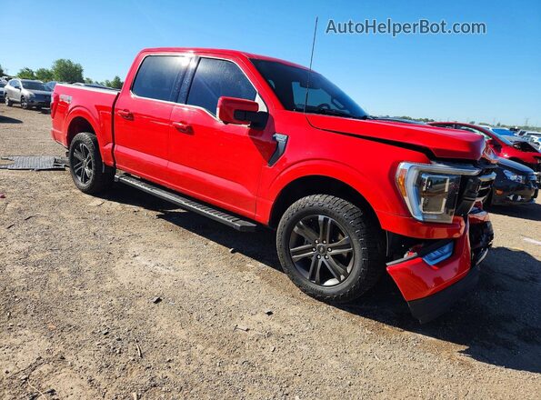1FTEW1EP5NKE09834 2022 FORD F150 Red Передня права чверть