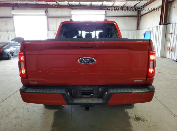 1FTEW1EP5PKE80552 2023 FORD F150 Red უკანა ხედი