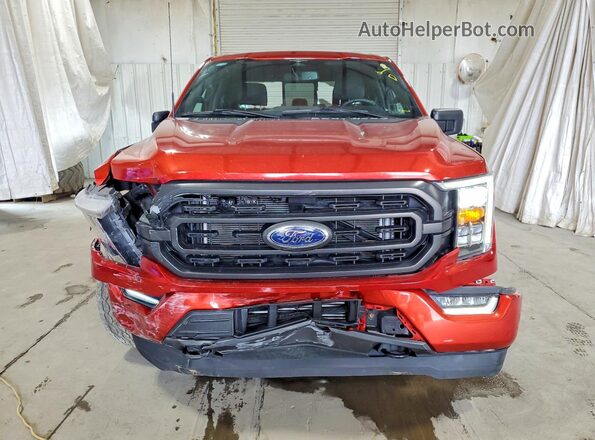 1FTEW1EP5PKE80552 2023 FORD F150 Red წინა ხედი