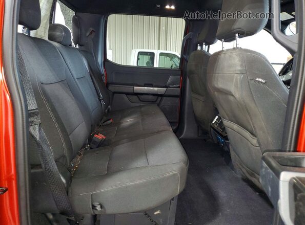 1FTEW1EP5PKE80552 2023 FORD F150 Red უკანა სავარძლების ხედი