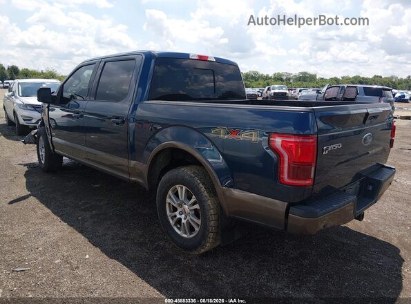 1FTEW1EP6GFB42487 2016 FORD F150 Blue Հետևի ձախ