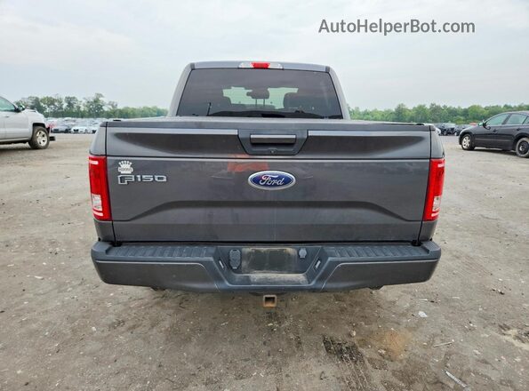 1FTEW1EP6GFB65445 2016 FORD F150 Gray უკანა ხედი