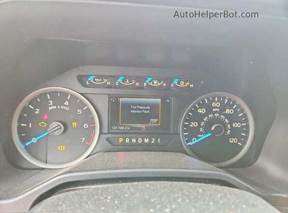 1FTEW1EP6GFB65445 2016 FORD F150 Gray ხელსაწყოთა პანელის ხედი