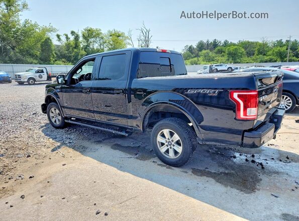 1FTEW1EP6GFB77353 2016 FORD F150 Black უკანა მარცხენა
