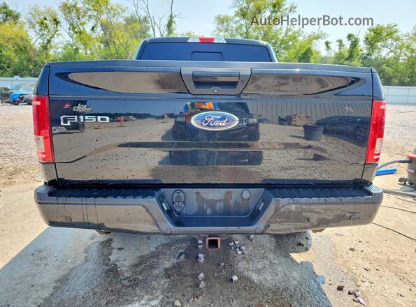 1FTEW1EP6GFB77353 2016 FORD F150 Black უკანა ხედი
