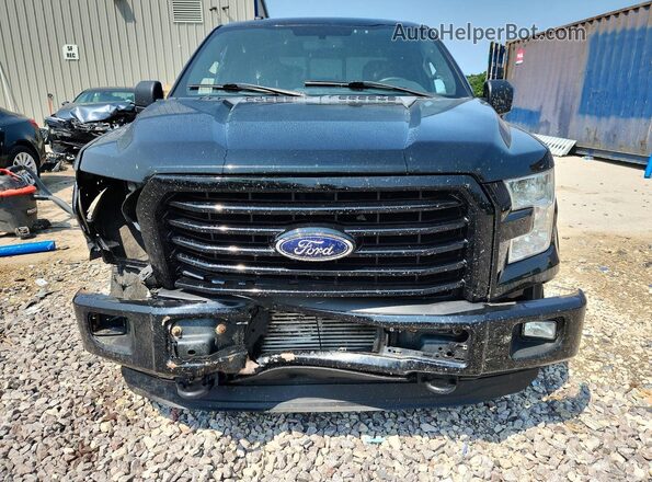 1FTEW1EP6GFB77353 2016 FORD F150 Black წინა ხედი