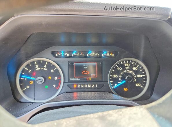 1FTEW1EP6GFB77353 2016 FORD F150 Black ხელსაწყოთა პანელის ხედი