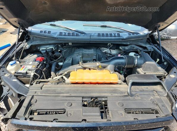 1FTEW1EP6GFB77353 2016 FORD F150 Black უკანა სალონის ხედი