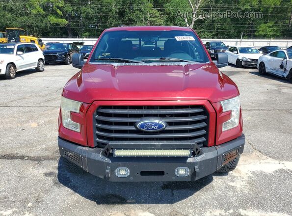 1FTEW1EP6GFD11391 2016 FORD F150 Maroon Вид спереду