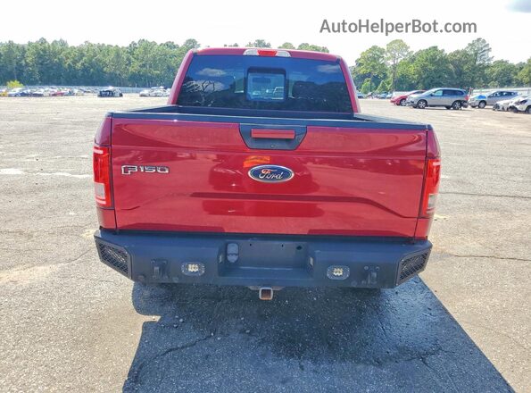 1FTEW1EP6GFD11391 2016 FORD F150 Maroon Вид ззаду