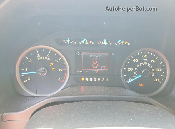 1FTEW1EP6GFD11391 2016 FORD F150 Maroon Вид щитка приладів
