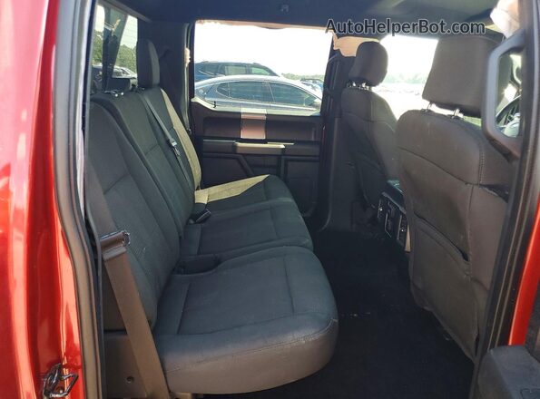 1FTEW1EP6GFD11391 2016 FORD F150 Maroon Вид задніх сидінь
