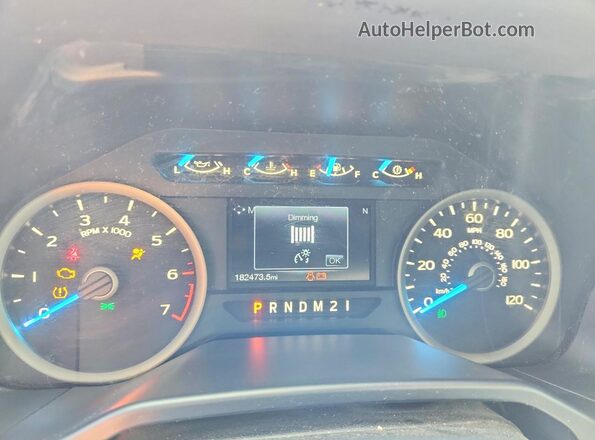 1FTEW1EP6GFD52782 2016 FORD F150 Red Սարքավորումների վահանակի տեսք