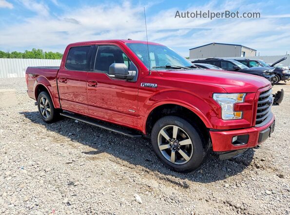 1FTEW1EP6GFD52782 2016 FORD F150 Red Առջևի աջ