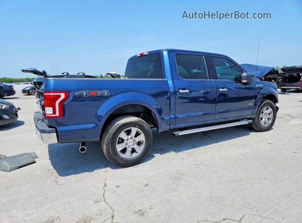 1FTEW1EP6HFB05490 2017 FORD F150 Blue Rear right