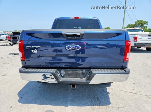 1FTEW1EP6HFB05490 2017 FORD F150 Blue Rear view