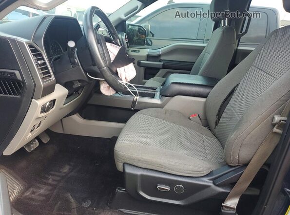 1FTEW1EP6HFB05490 2017 FORD F150 Blue Front interior view