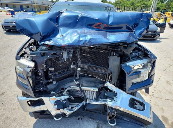 1FTEW1EP6HFB05490 2017 FORD F150 Blue Rear interior view