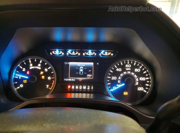 1FTEW1EP6HFB07949 2017 FORD F150 Burgundy Vista del cuadro de instrumentos