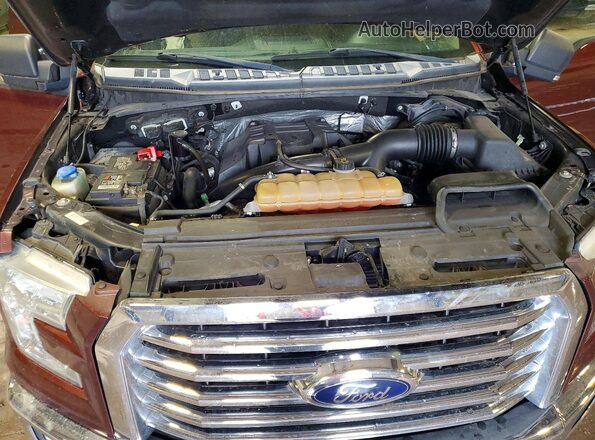 1FTEW1EP6HFB07949 2017 FORD F150 Burgundy Vista interior trasera
