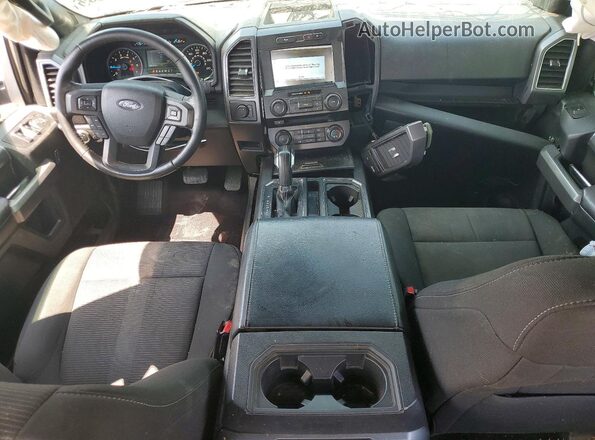 1FTEW1EP6HFB31815 2017 FORD F150 Blue Вид панелі приладів