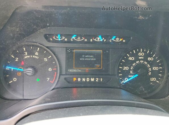 1FTEW1EP6HFB75880 2017 FORD F150 Blue Widok zestawu wskaźników