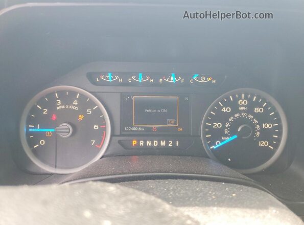 1FTEW1EP6HFB87589 2017 FORD F150 Blue Widok zestawu wskaźników
