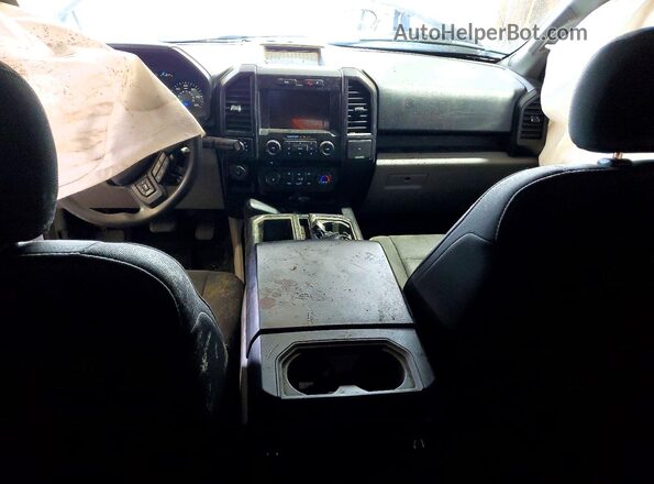 1FTEW1EP6HFC51145 2017 FORD F150 White Widok deski rozdzielczej