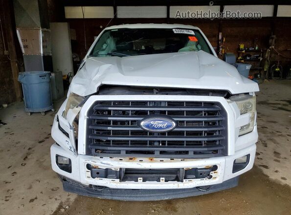 1FTEW1EP6HFC51145 2017 FORD F150 White Widok z przodu