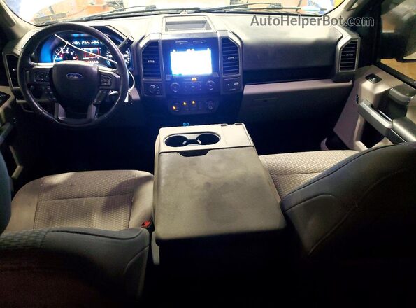 1FTEW1EP6JFA85375 2018 FORD F150 White Առջևի վահանակի տեսք