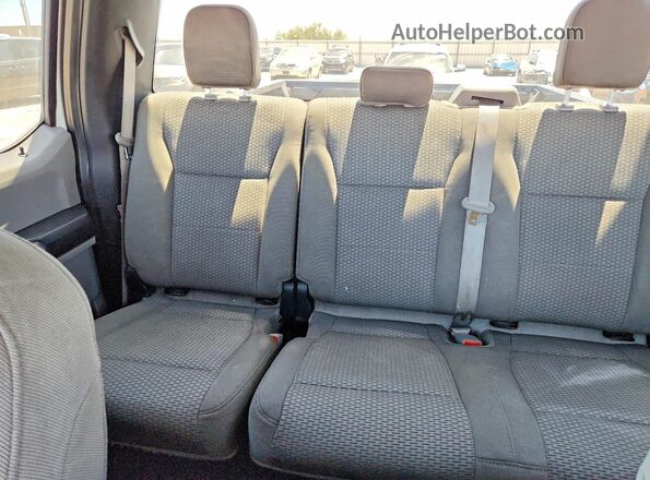 1FTEW1EP6JFD62025 2018 FORD F150 Silver უკანა სავარძლების ხედი