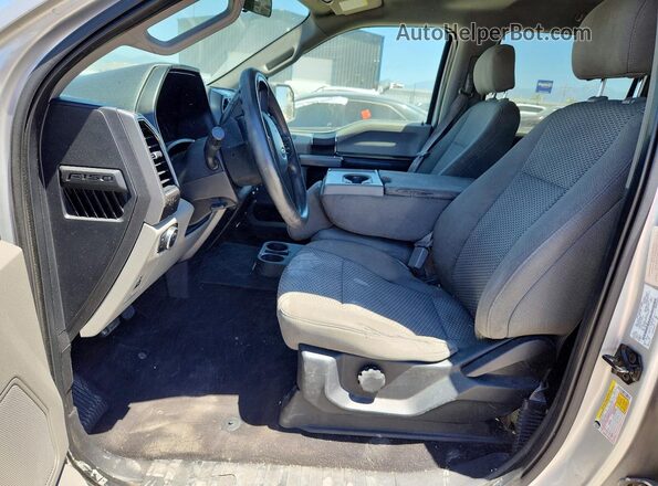 1FTEW1EP6JFD62025 2018 FORD F150 Silver წინა სალონის ხედი