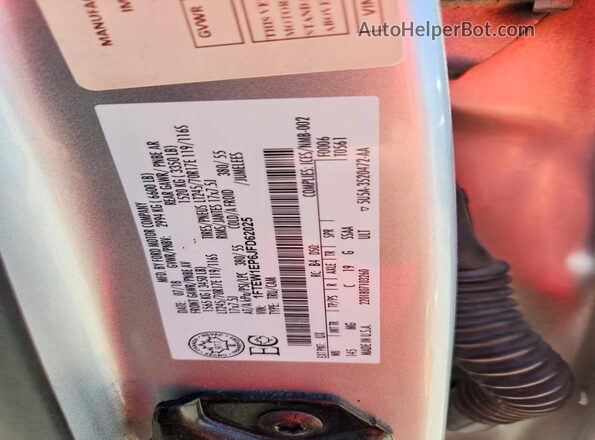 1FTEW1EP6JFD62025 2018 FORD F150 Silver ძრავის განყოფილების ხედი