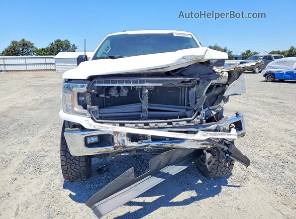 1FTEW1EP6JKC35203 2018 FORD F150 White Դիմացի տեսք