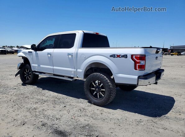 1FTEW1EP6JKC35203 2018 FORD F150 White Հետևի ձախ