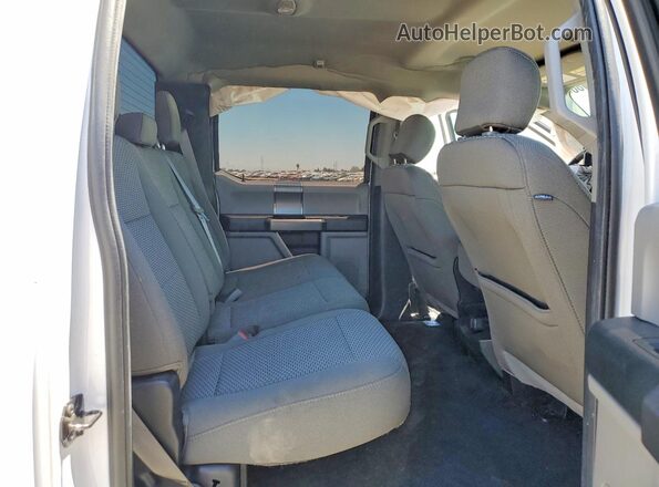 1FTEW1EP6JKC35203 2018 FORD F150 White Հետևի նստատեղերի տեսք