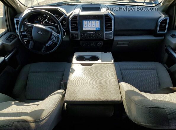 1FTEW1EP6JKD57897 2018 FORD F150 Синий Вид панели приборов