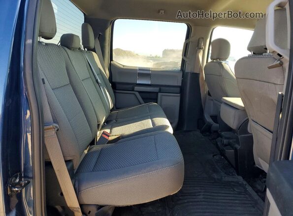 1FTEW1EP6JKD57897 2018 FORD F150 Синий Вид задних сидений