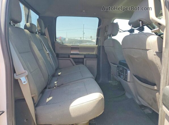 1FTEW1EP6JKD99406 2018 FORD F150 White უკანა სავარძლების ხედი