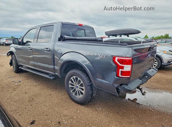 1FTEW1EP6KFA09592 2019 FORD F150 Gray Trasero izquierdo