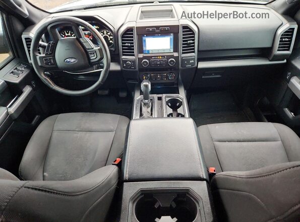 1FTEW1EP6KFA09592 2019 FORD F150 Gray Vista del salpicadero