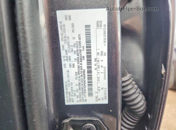 1FTEW1EP6KFA09592 2019 FORD F150 Gray Vista del compartimento del motor