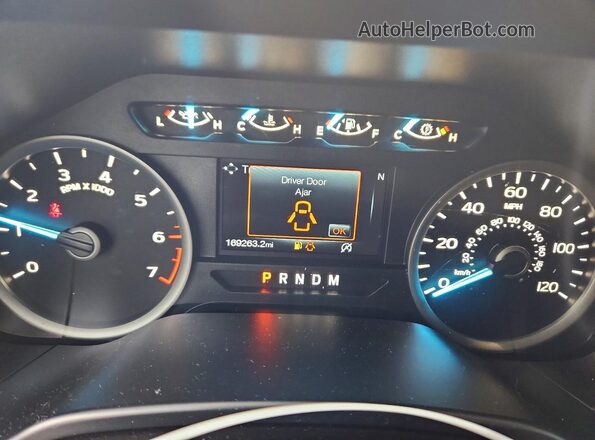 1FTEW1EP6KFA09592 2019 FORD F150 Gray Vista del cuadro de instrumentos