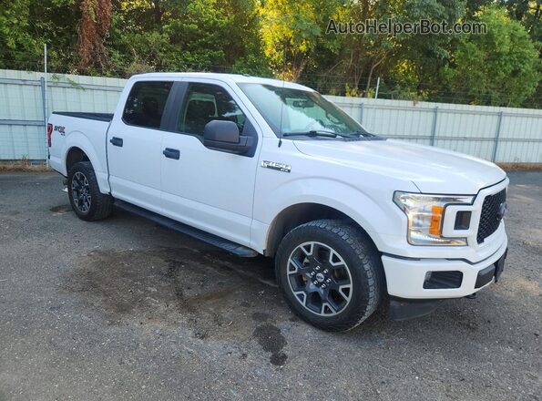 1FTEW1EP6KKC10416 2019 FORD F150 White Вид панелі приладів