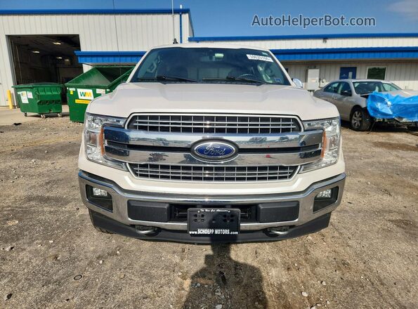 1FTEW1EP6KKC46770 2019 FORD F150 White წინა ხედი
