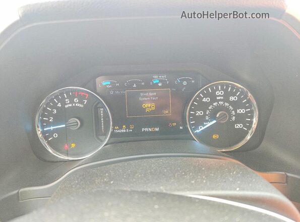 1FTEW1EP6KKC46770 2019 FORD F150 White ხელსაწყოთა პანელის ხედი