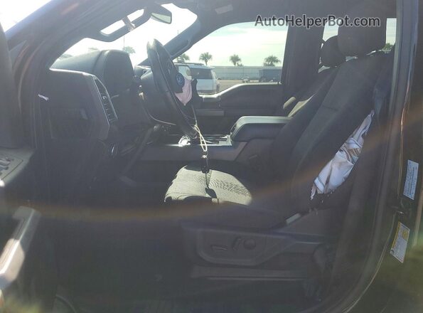 1FTEW1EP6LFA78848 2020 FORD F150 Black წინა სალონის ხედი